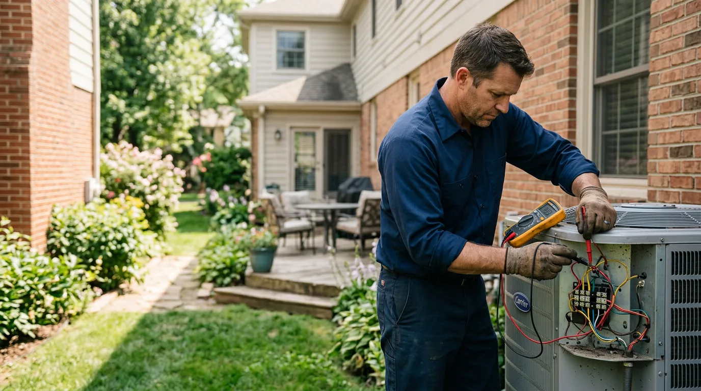 HVAC technician working near Abita Springs, LA